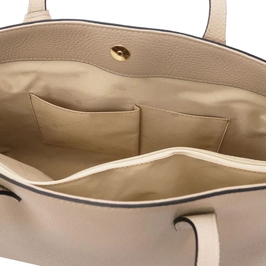 TL BAG Soft Leather Shopper Bag