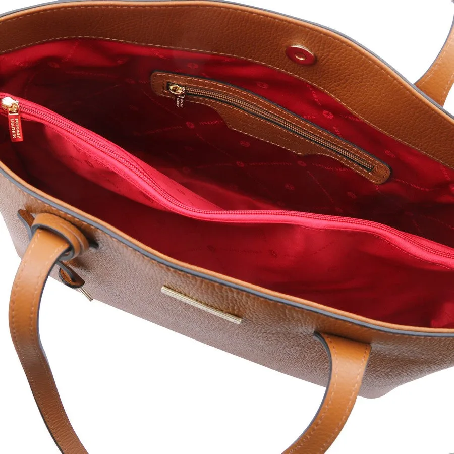 TL BAG Soft Leather Shopper Bag