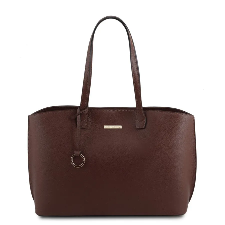 TL BAG Soft Leather Shopper Bag