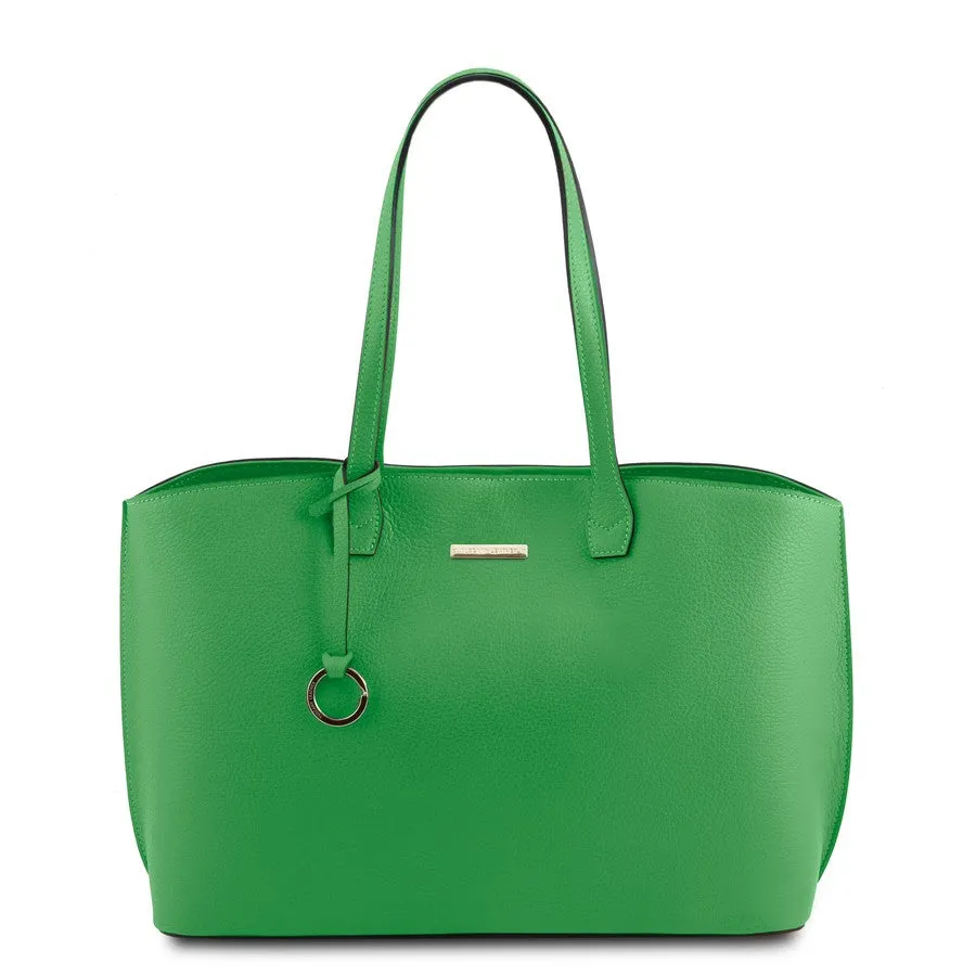 TL BAG Soft Leather Shopper Bag