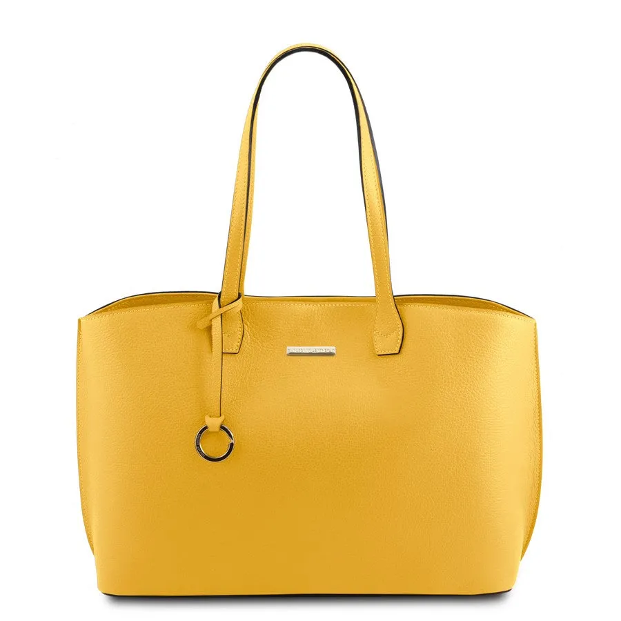 TL BAG Soft Leather Shopper Bag