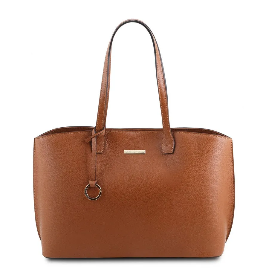 TL BAG Soft Leather Shopper Bag