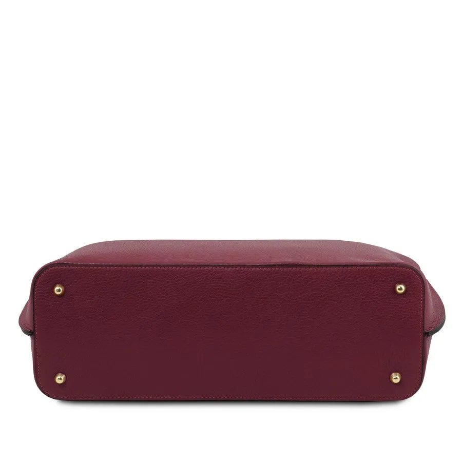 TL BAG Soft Leather Shopper Bag