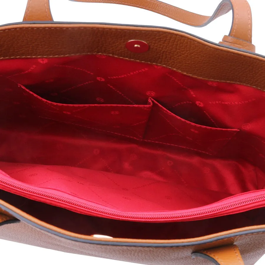TL BAG Soft Leather Shopper Bag