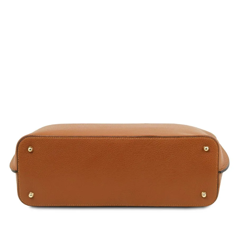 TL BAG Soft Leather Shopper Bag