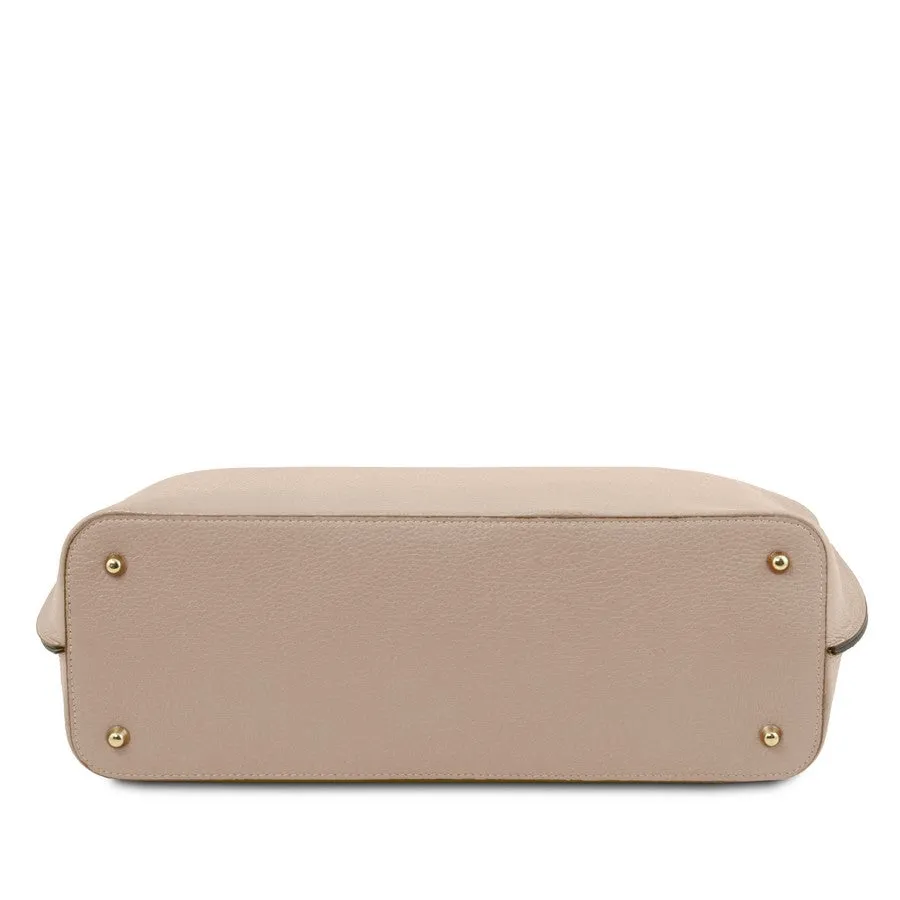 TL BAG Soft Leather Shopper Bag