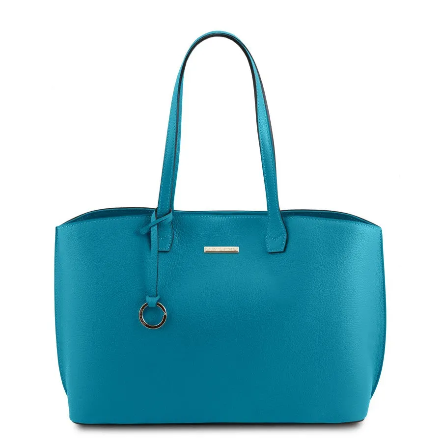 TL BAG Soft Leather Shopper Bag