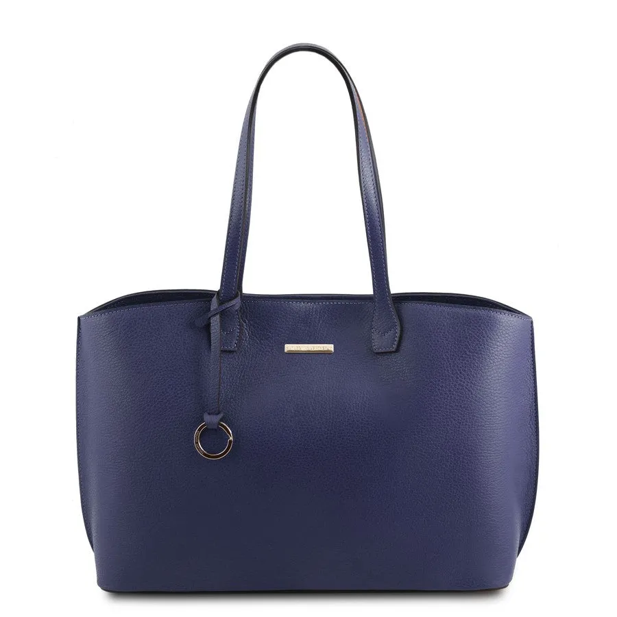 TL BAG Soft Leather Shopper Bag