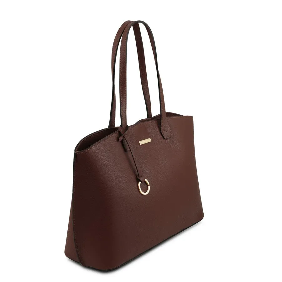 TL BAG Soft Leather Shopper Bag