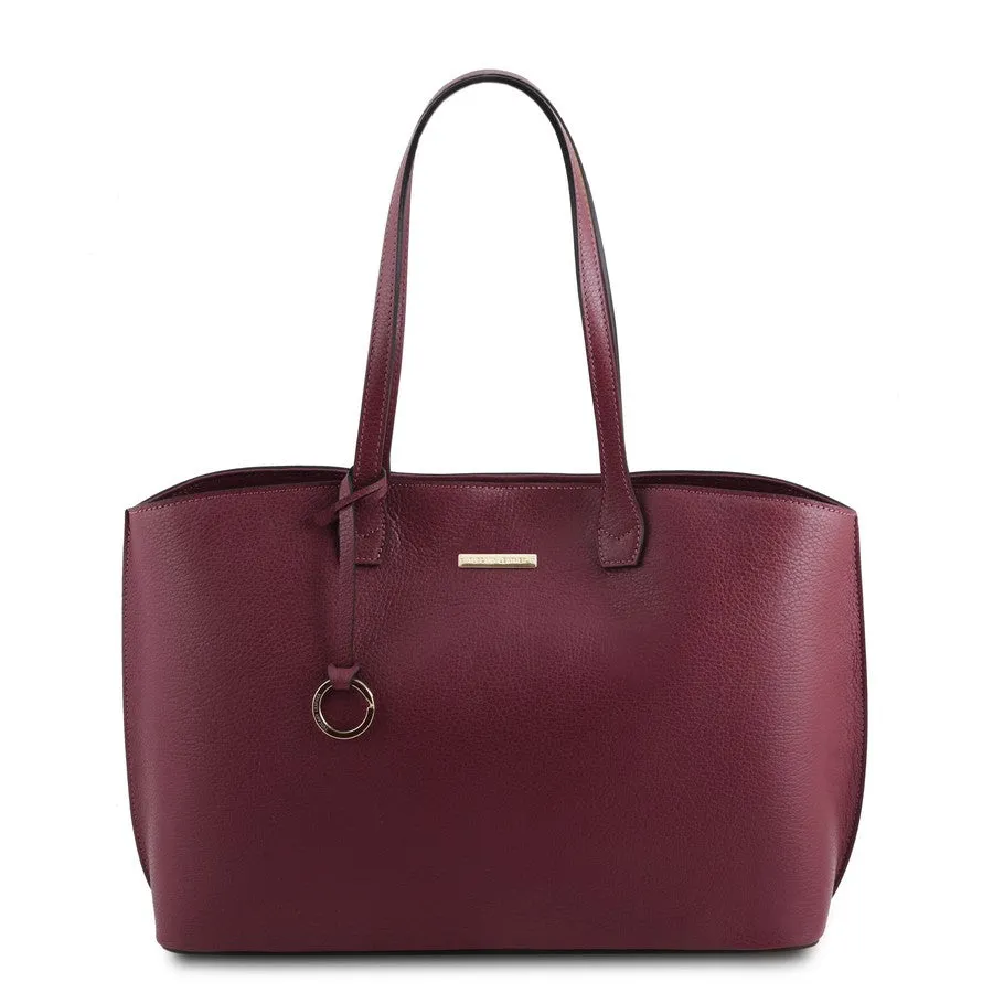 TL BAG Soft Leather Shopper Bag