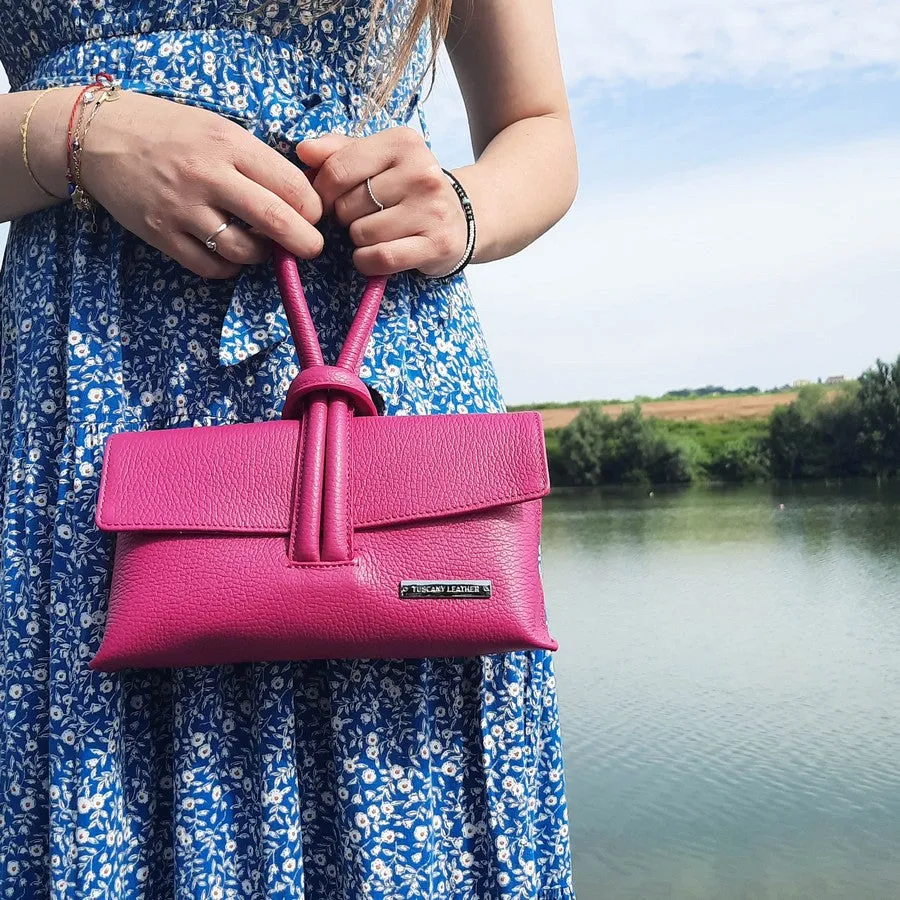 TL BAG Womens Leather Clutch
