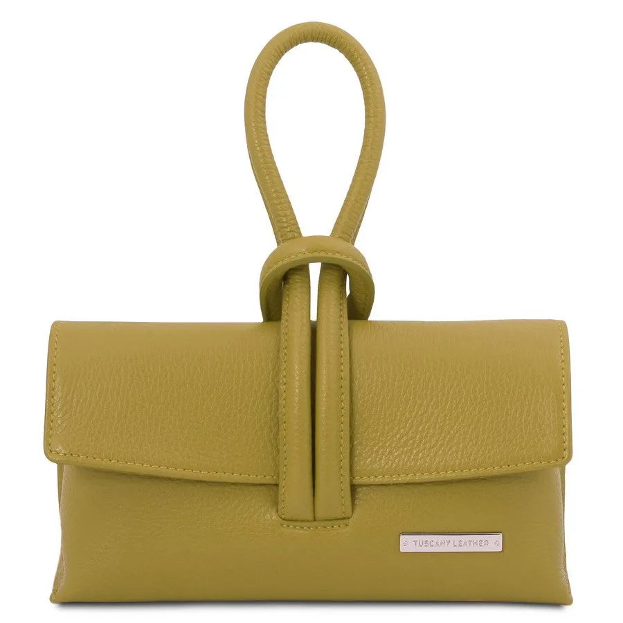 TL BAG Womens Leather Clutch