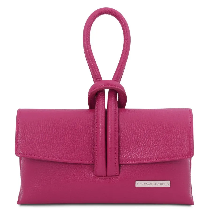 TL BAG Womens Leather Clutch