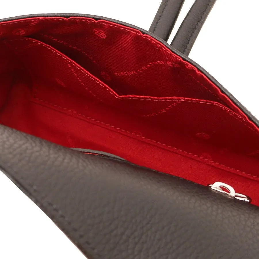 TL BAG Womens Leather Clutch