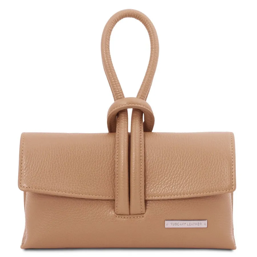 TL BAG Womens Leather Clutch