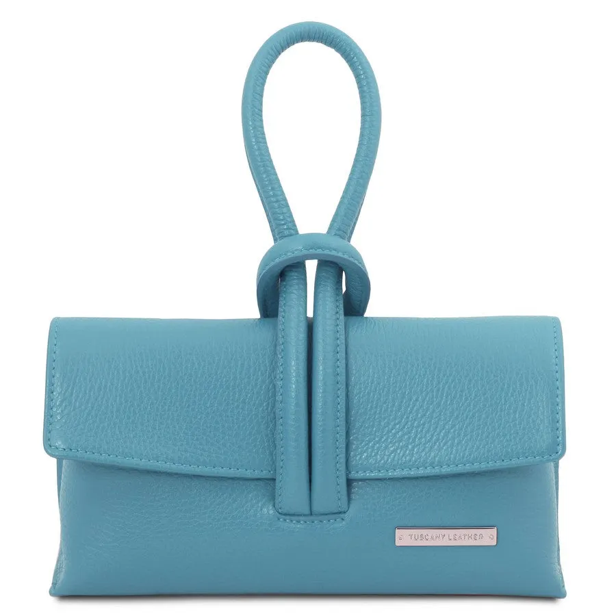 TL BAG Womens Leather Clutch