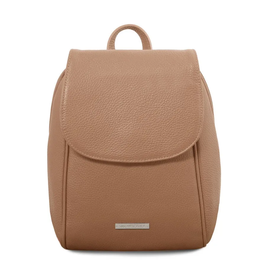 TL BAG Womens Small Leather Backpack
