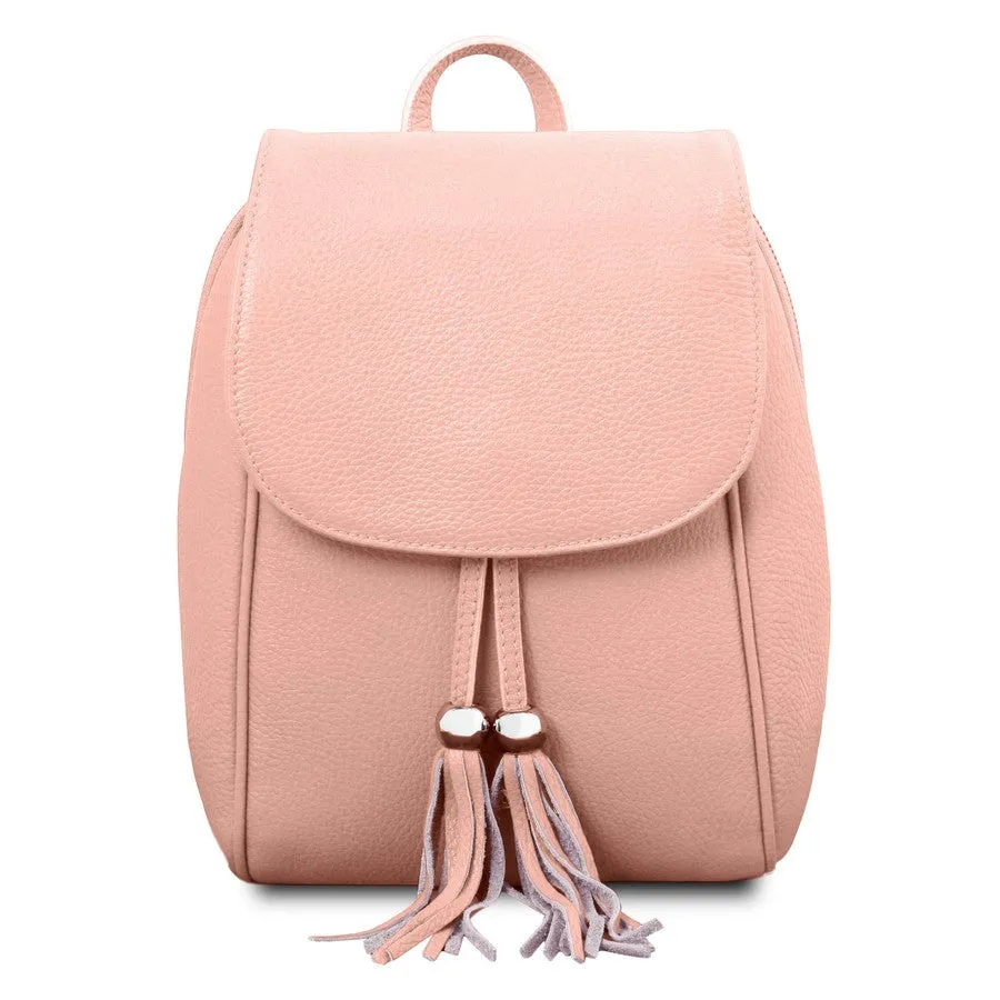 TL BAG Womens Small Leather Backpack