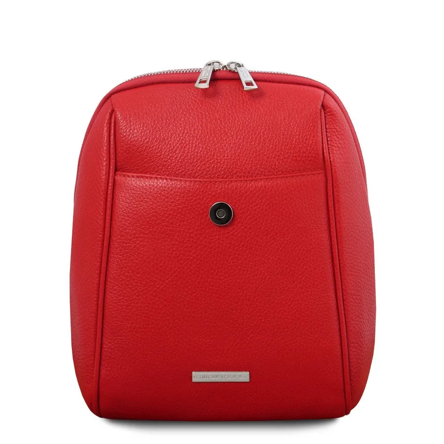 TL BAG Womens Small Leather Backpack