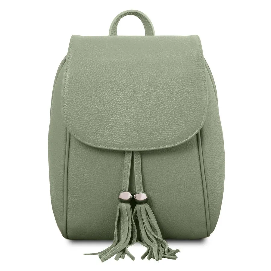 TL BAG Womens Small Leather Backpack