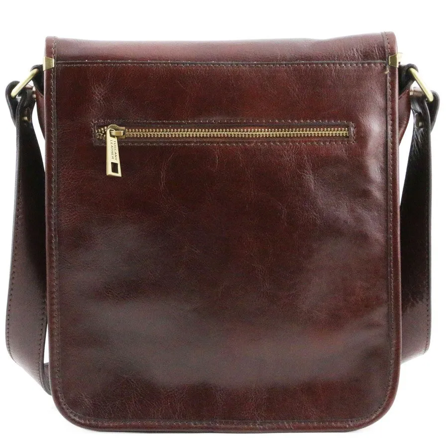 TL Messenger Leather Shoulder Bag