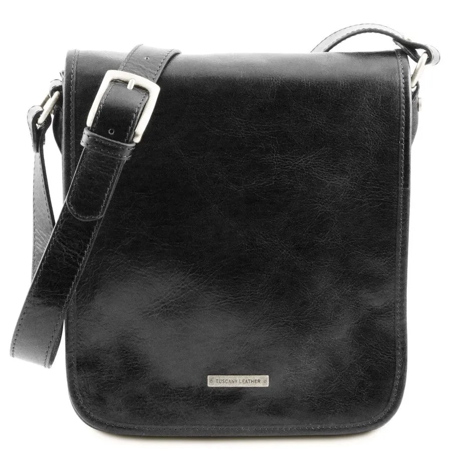 TL Messenger Leather Shoulder Bag