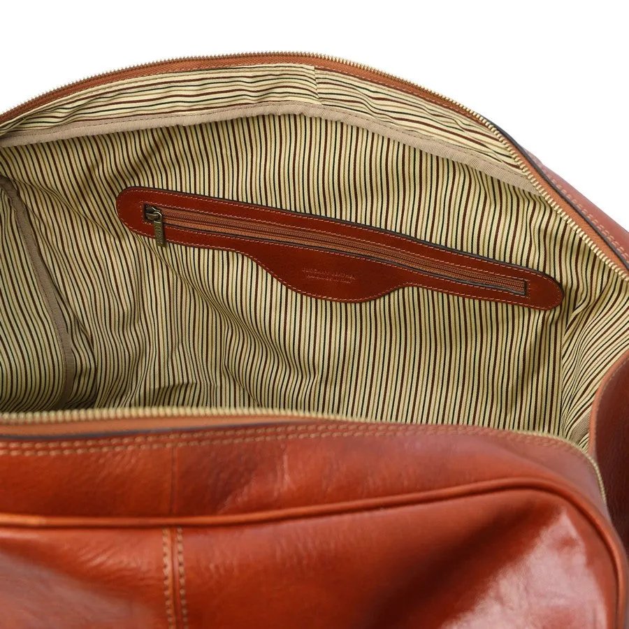 TL Voyager Leather Travel Bag