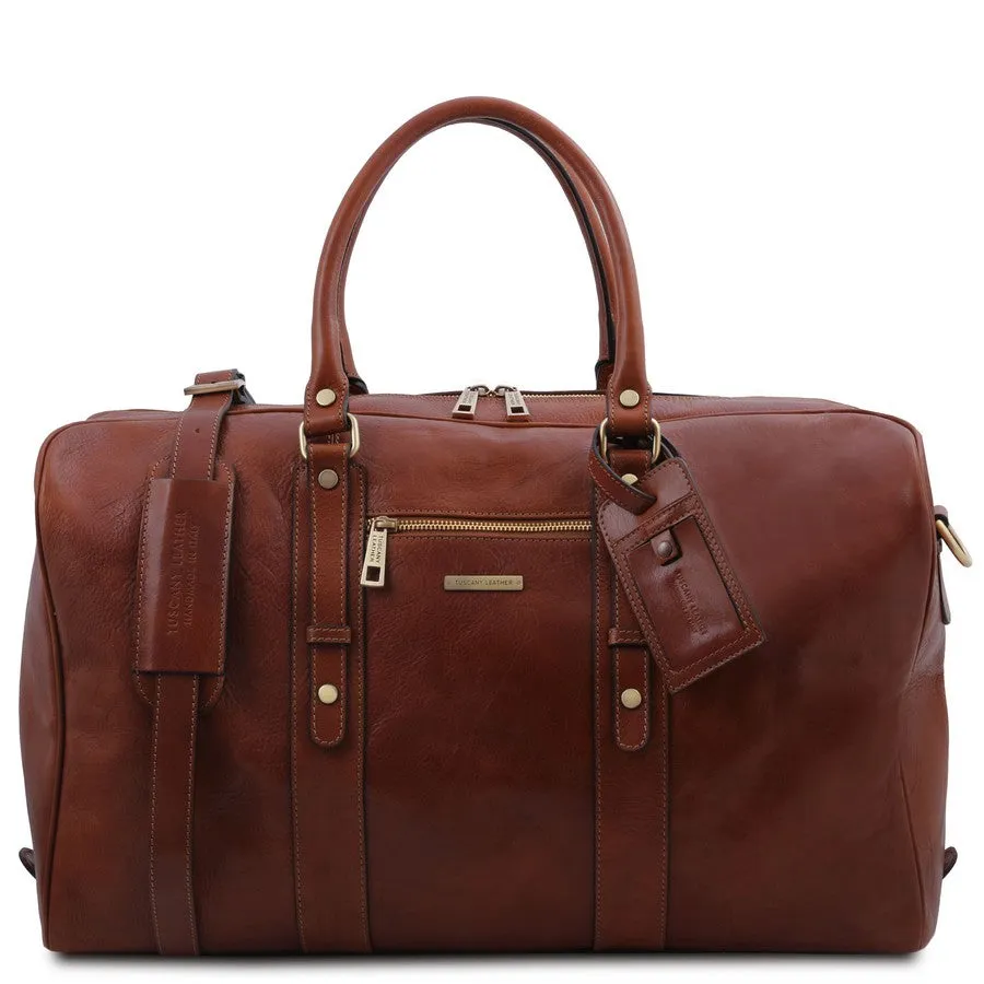 TL Voyager Leather Travel Bag