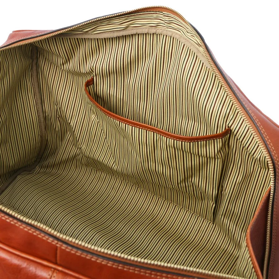 TL Voyager Leather Travel Bag