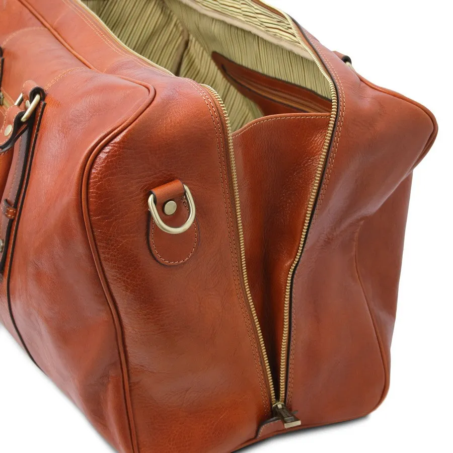 TL Voyager Leather Travel Bag
