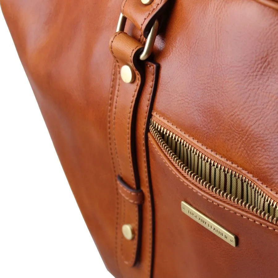 TL Voyager Leather Travel Bag