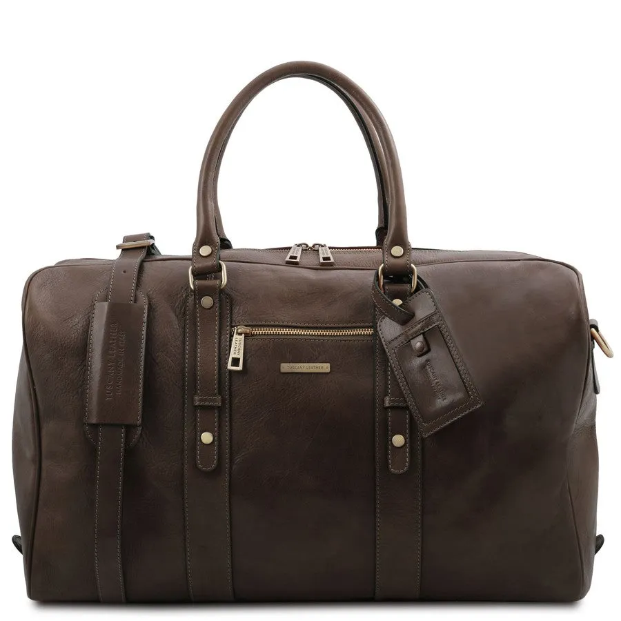 TL Voyager Leather Travel Bag