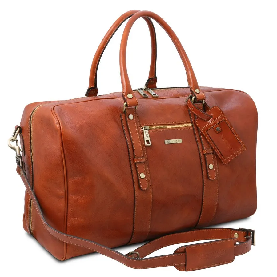 TL Voyager Leather Travel Bag