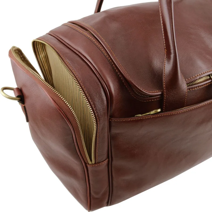 TL Voyager Luxury Leather Travel Bag