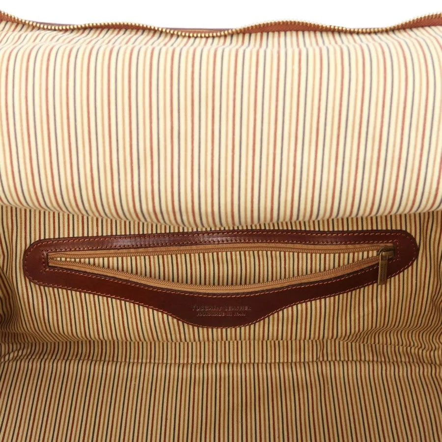 TL Voyager Luxury Leather Travel Bag