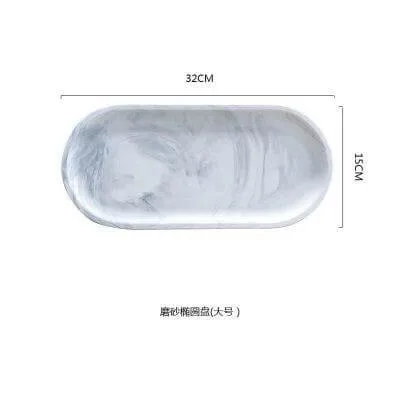 Top grade Oval Ceramic Food Plate