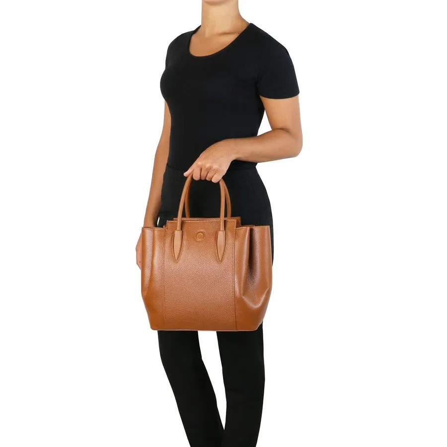 Tulipan Italian Leather Handbag