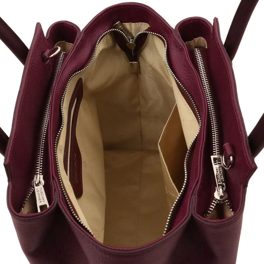 Tulipan Italian Leather Handbag