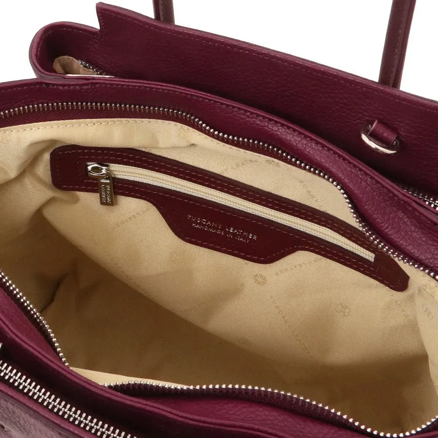 Tulipan Italian Leather Handbag