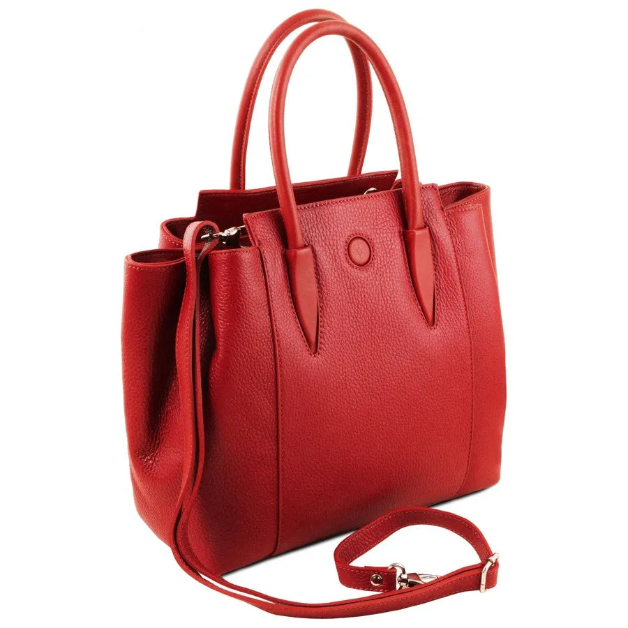 Tulipan Italian Leather Handbag