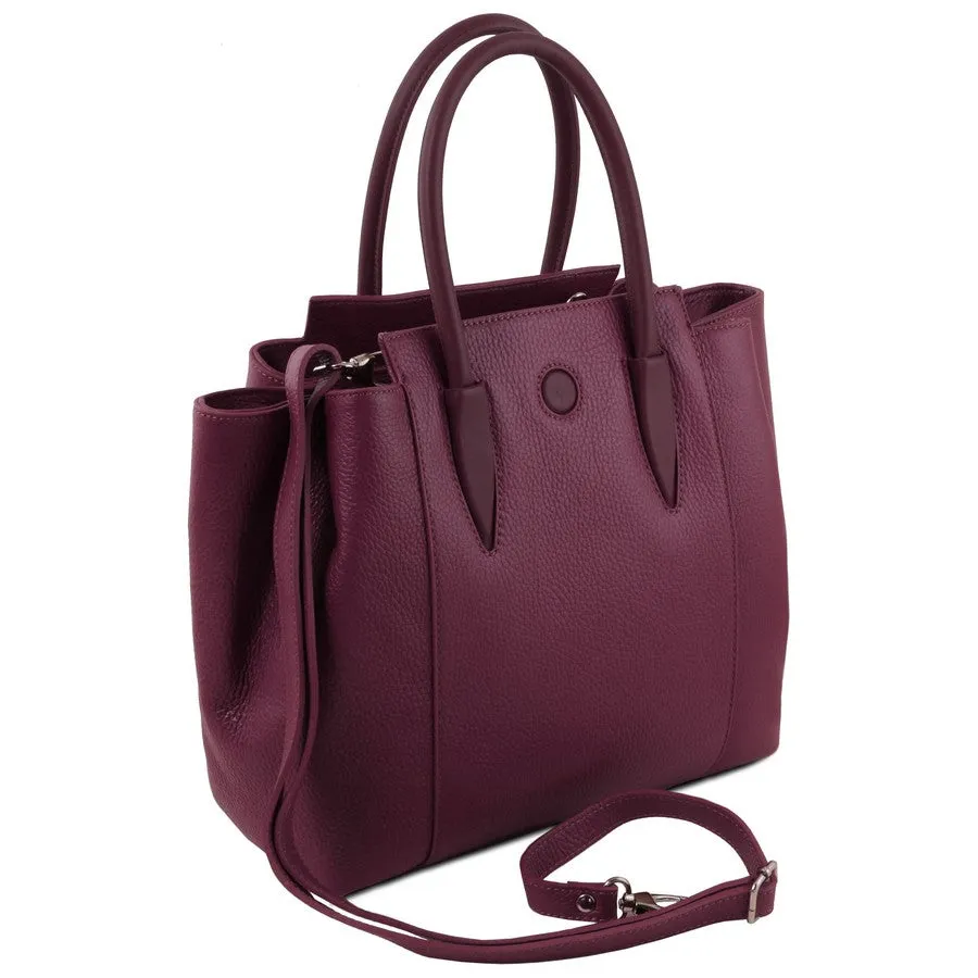 Tulipan Italian Leather Handbag