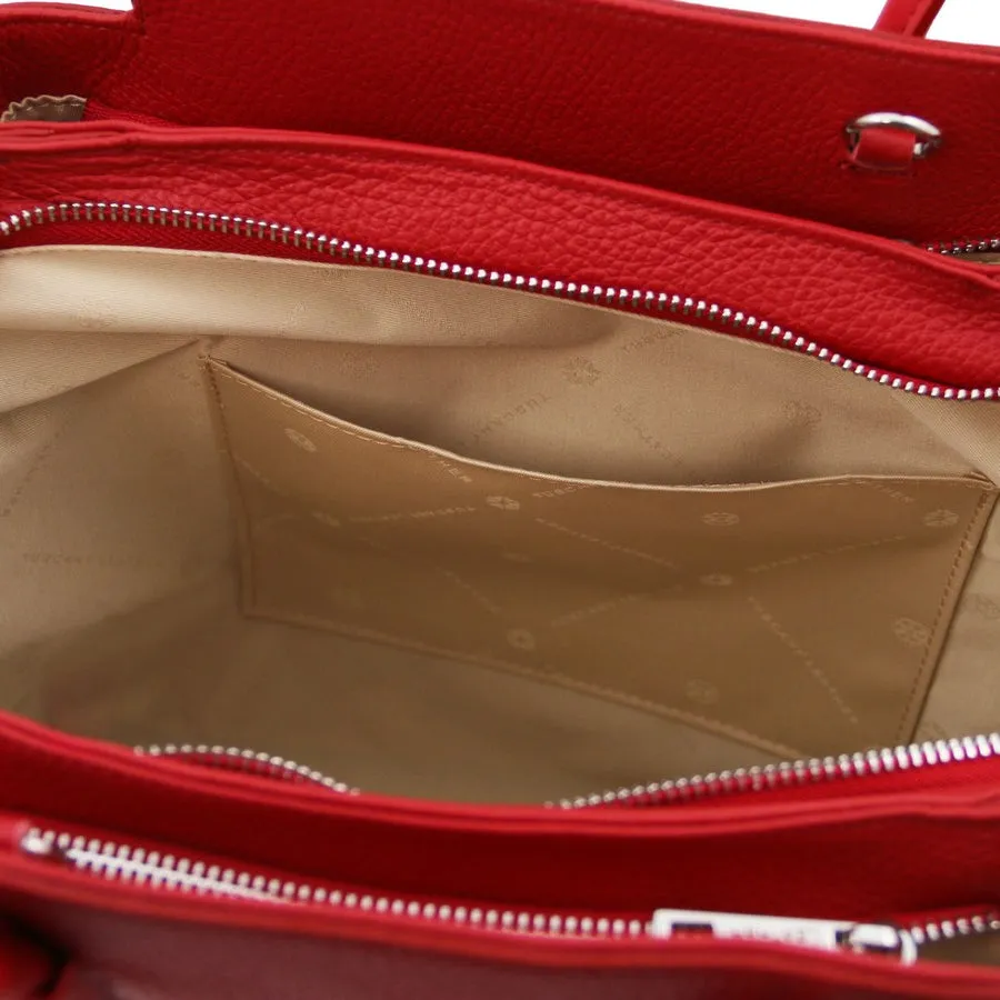 Tulipan Italian Leather Handbag