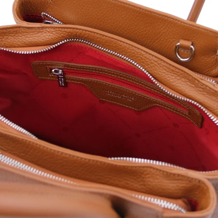 Tulipan Italian Leather Handbag