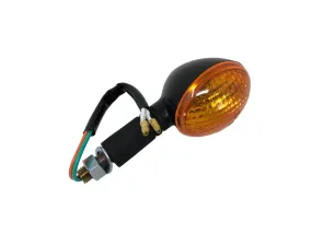 Turn Signal (1) Large Cateye - Black - Highway Hawk H68-5071