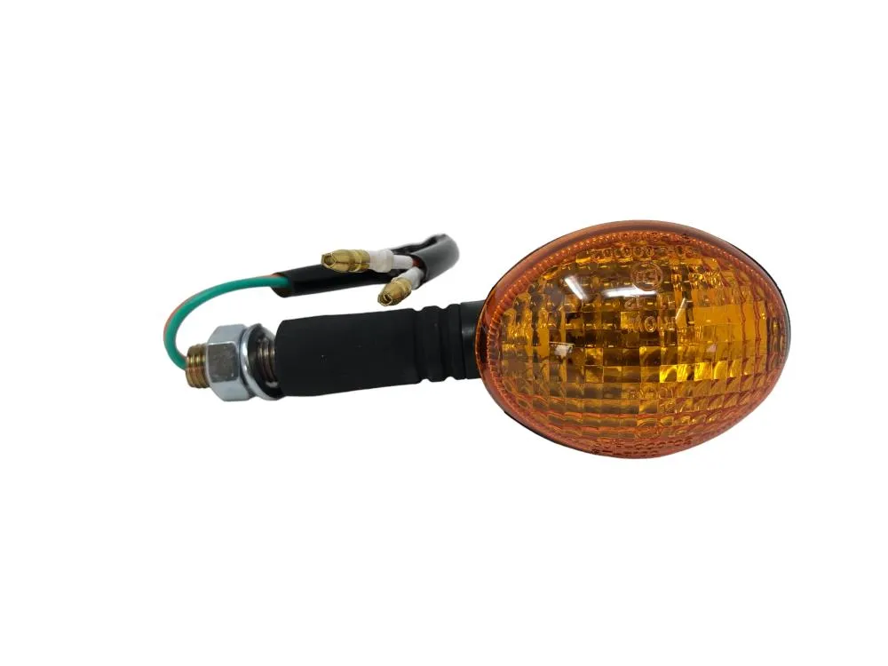 Turn Signal (1) Large Cateye - Black - Highway Hawk H68-5071