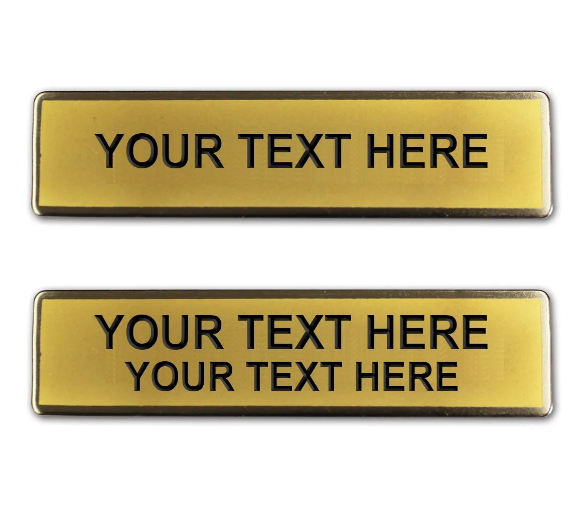 Two Tone Brass Name Plates