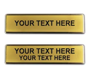 Two Tone Brass Name Plates
