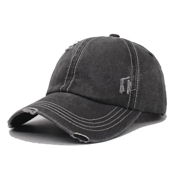 Unisex Solid Vintage Men Baseball Cap Hats For Women Cotton Hole Summer Outdoor Sprot Trucker Dad Snapback Caps Men Baseball Hat