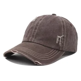 Unisex Solid Vintage Men Baseball Cap Hats For Women Cotton Hole Summer Outdoor Sprot Trucker Dad Snapback Caps Men Baseball Hat