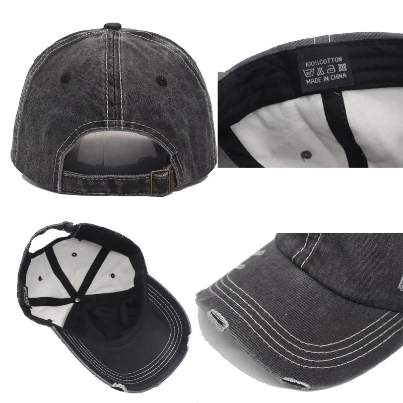 Unisex Solid Vintage Men Baseball Cap Hats For Women Cotton Hole Summer Outdoor Sprot Trucker Dad Snapback Caps Men Baseball Hat